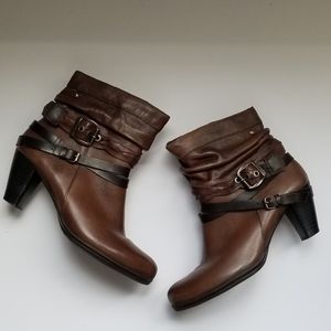 Pikolinos Genuine Leather Strappy Ankle Boots